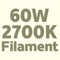 8.5W (60W Replacement), 800LM, 2700K Soft White, Dimmable, E26 Medium Base, Pack of 6 for Home and Office Sigalux A19 LED Filament Light Bulbs, Milky Finish, 8.5W (60W Replacement), 800LM, 2700K Soft White, Dimmable, E26 Medium Base, Pack of 6 for Home and Office - B0H2VYSPH6
