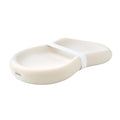 Keekaroo Peanut Baby Vanilla changing pad with wipe-clean water-repellent shell over foam