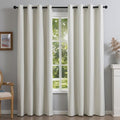 Ready to Ship – Noctura Flame Retardant Blackout Curtains, 1 Set DrapeMaster Fire Retardant Fluorine Free NFPA701 Standard Curtains 84 inches 2 Panels 100% Blackout Drapes for Bedroom Living Room Darkening Curtain Thermal Insulated Grommet (52x84 inch,Black) - B0G19HXQ5M