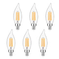 Sigalux Dimmable E12 LED Candelabra Bulb 60 Watt Equivalent, Chandelier Light Bulbs 5000K Daylight, CA10 Candle Bulbs for Chandelier, 5W, 450LM,12 Pack Sigalux Dimmable E12 LED Candelabra Bulb 60 Watt Equivalent, Chandelier Light Bulbs 5000K Daylight, CA10 Candle Bulbs for Chandelier, 5W, 450LM,12 Pack - B0DXPQX92V