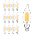 Sengled E12 Candelabra LED Bulbs Dimmable, 60W Equivalent CA10 Chandelier Light Bulbs, 5000K Daylight White Candle Bulbs for Chandeliers, Ceiling Fan, Pendant Light, 6 Pack Sengled E12 Candelabra LED Bulbs Dimmable, 60W Equivalent CA10 Chandelier Light Bulbs, 5000K Daylight White Candle Bulbs for Chandeliers, Ceiling Fan, Pendant Light, 6 Pack - B0FY6LQDHM