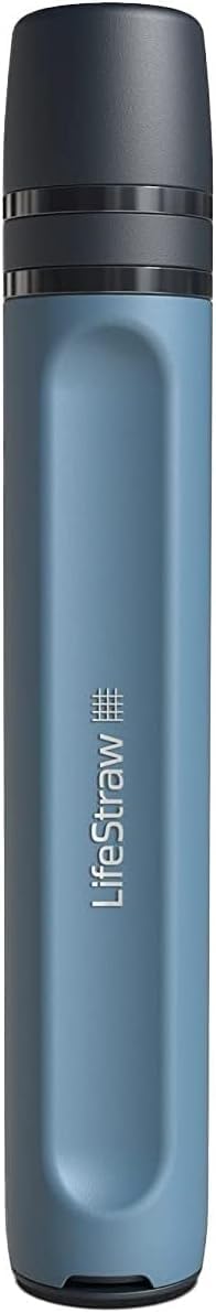 LifeStraw Peak Series mountain blue personal straw water filter