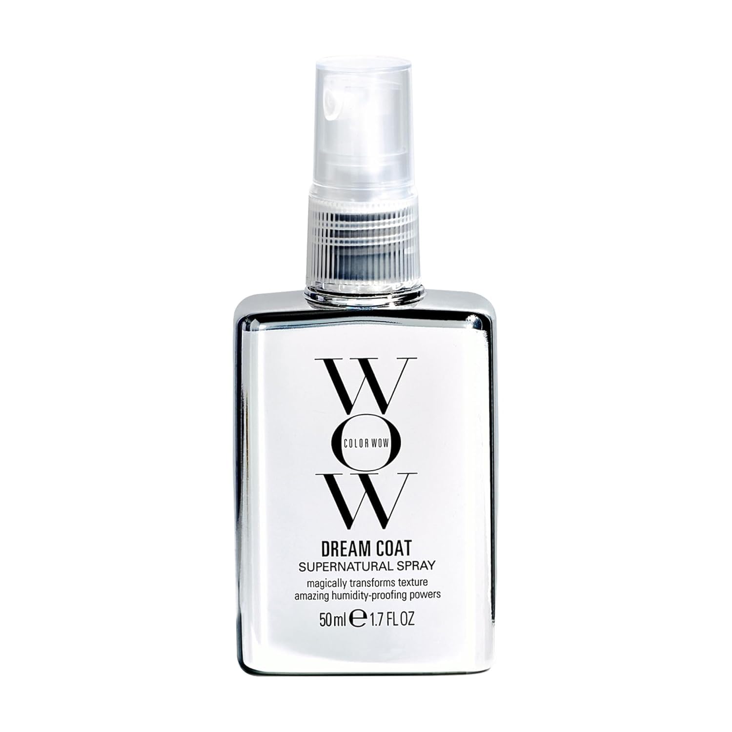 Bottle of COLOR WOW Dream Coat anti-humidity frizz control spray