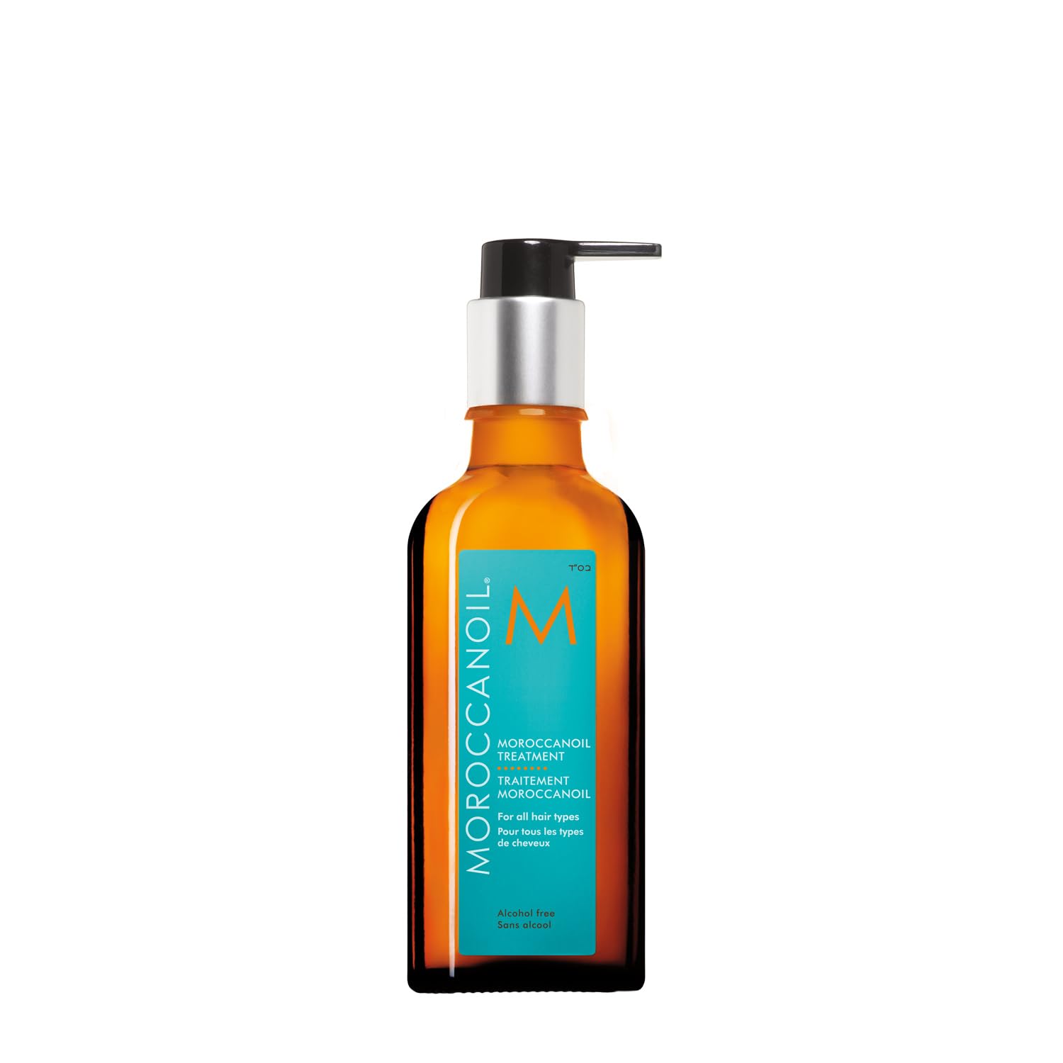 Moroccanoil Treatment 3.4 fl oz bottle with turquoise label and cap