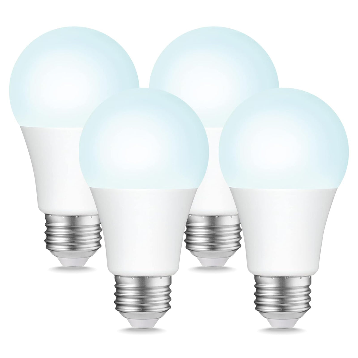 Sigalux 100W Equivalent LED Bulbs,A19 ，Daylight 5000K 1500LM, Dimmable E26 Base LED Light Bulbs, Energy Efficient 14W, 15000 Hour Lifespan for Home Lighting, 4 Pack