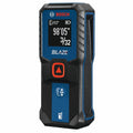 Blue Bosch GLM100-23 100ft laser measure backlit display