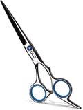 ULG blue 6.5-inch right-handed hair cutting scissors made of Japanese stainless steel