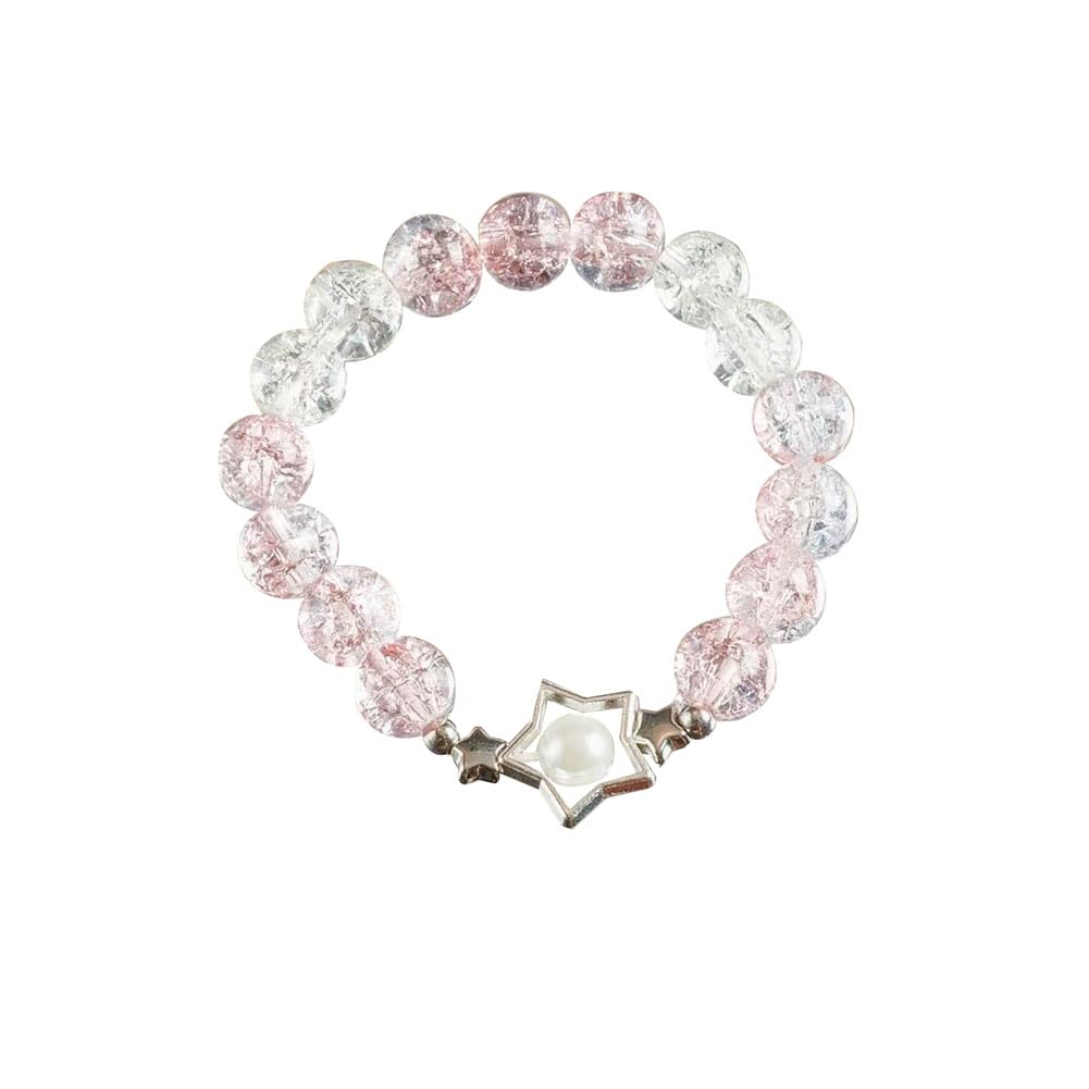 PENEXIU Butterfly Bead Bracelets Women Matching Glasses Crystal Bracelet Suit (ALL, One Size) image 5