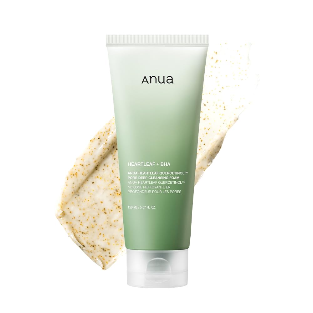 Tube of ANUA Heartleaf Quercetinol Pore Deep Cleansing Foam 5.07 fl oz