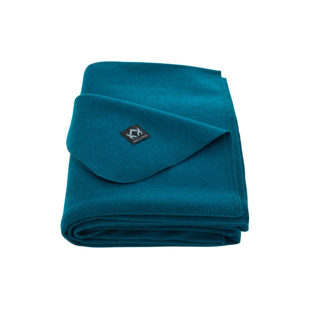 Arcturus military wool blanket folded showing thick warm wool texture