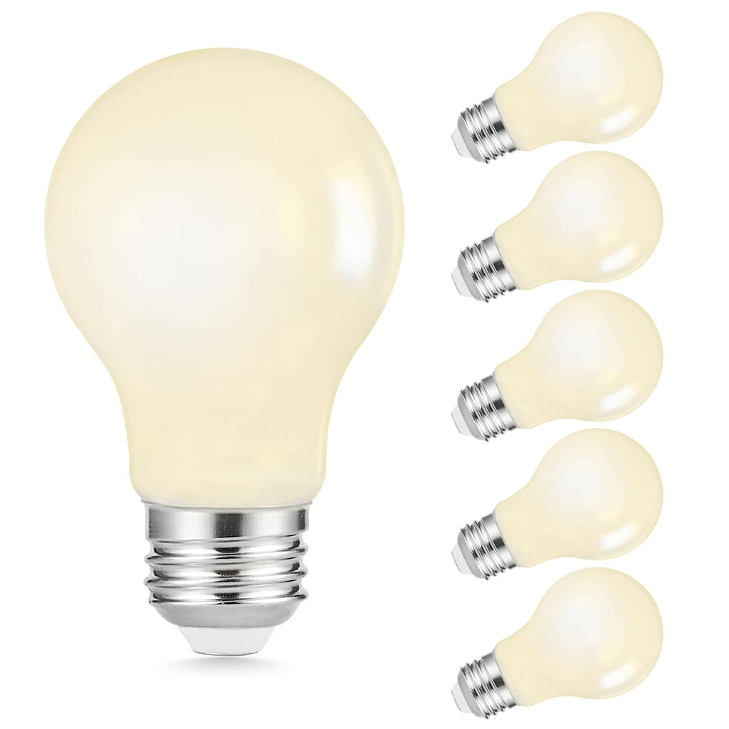 8.5W (60W Replacement), 800LM, 2700K Soft White, Dimmable, E26 Medium Base, Pack of 6 for Home and Office