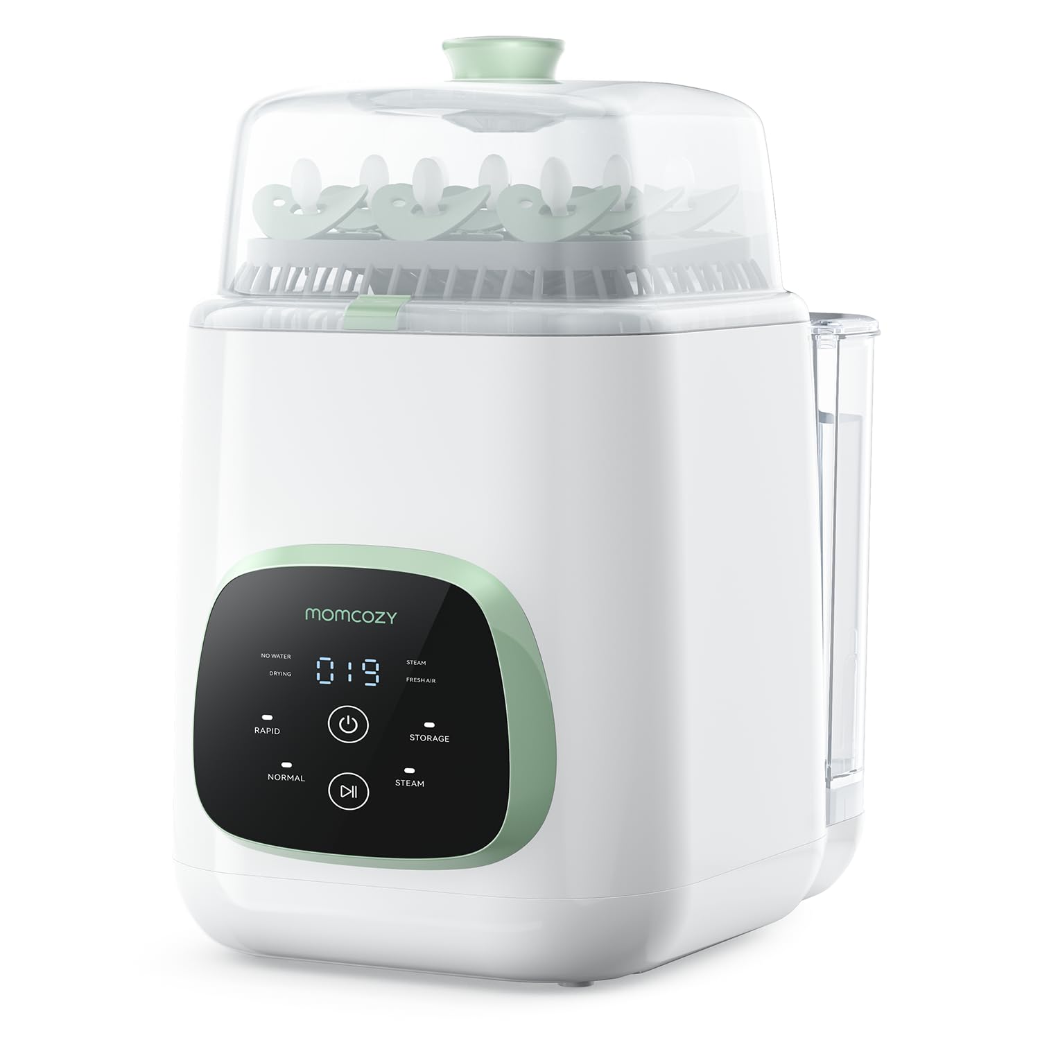 White Momcozy KleanPal Pro all-in-one bottle washer, sterilizer and dryer unit