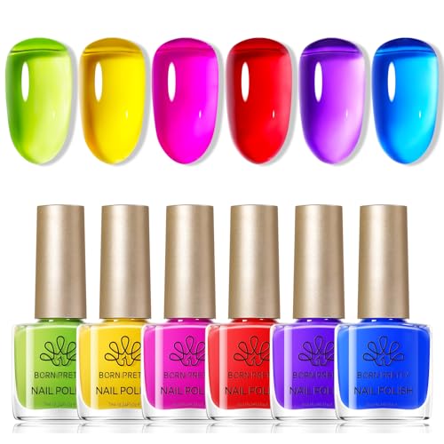 Born Pretty Chameleon Nail Polish Set 6 Colors Chrome Holographic Metallic Born Pretty Chameleon Nail Polish Set 6 Colors Chrome Holographic Metallic - B0DS4DGCSD