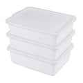 Utiao Utiao 3-Pack 13 L Plastic Commercial - Storage & Organization