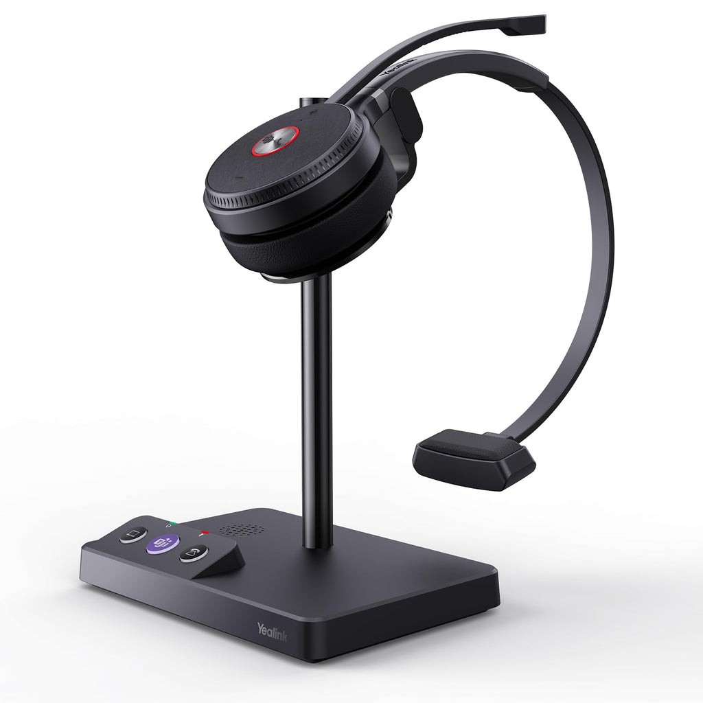 Yealink WH62 Mono Wireless DECT Headset for IP Phone & PC, Teams Certified