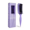 Purple MMBVSZ Candybrush curl-defining brush for detangling and shaping curls