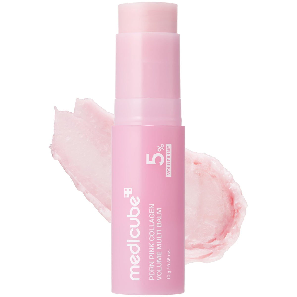 medicube PDRN Collagen Volume Balm Stick in twist-up balm stick tube