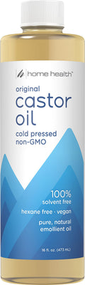 Home Health 16 fl oz bottle of pure cold-pressed castor oil