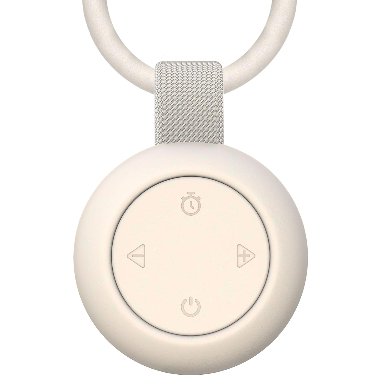 jaroco portable baby sound machine on a nursery dresser