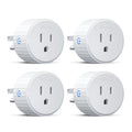 Govee white WiFi smart plug plugged into wall outlet, single unit