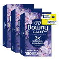 Box of Downy CALM Mega Dryer Sheets Lavender and Vanilla Bean 180 count