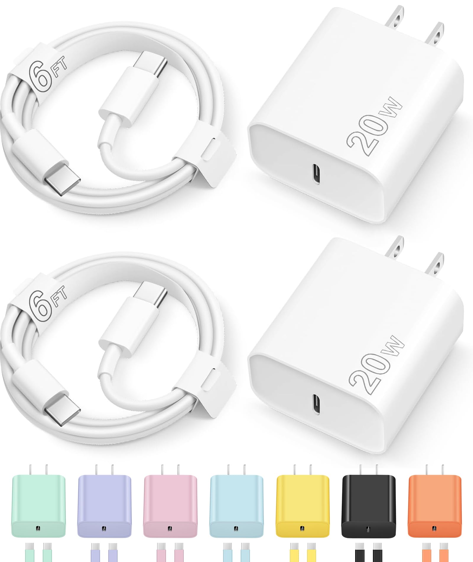Novobit USB-C wall charger block showing USB-C port