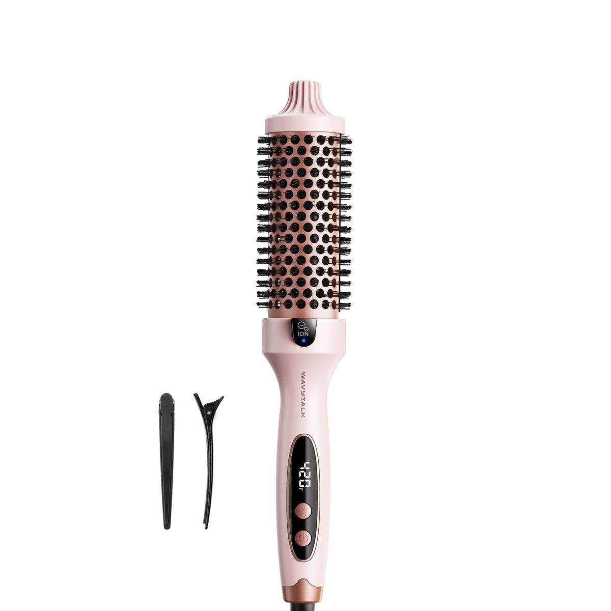 wavytalk 1.5-inch thermal round brush with vented ceramic barrel and ergonomic handle