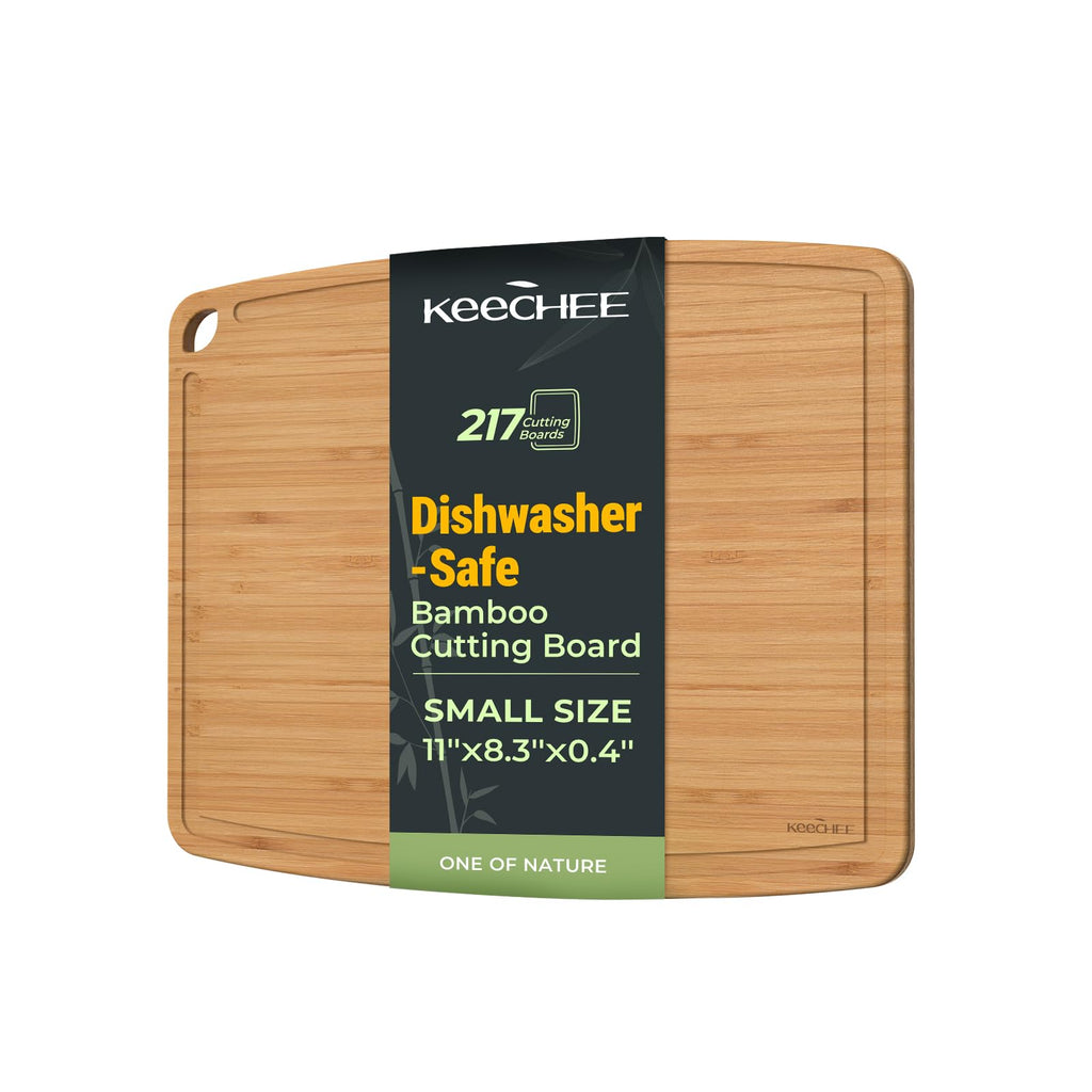 Keechee Dishwasher Safe Carbonized Bamboo Wood Cutting Boards