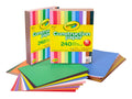 Stack of Crayola 9x12 construction paper in 10 assorted colors