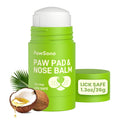 Tube of PawSono lick-safe dog paw and nose balm labeled coconut oil