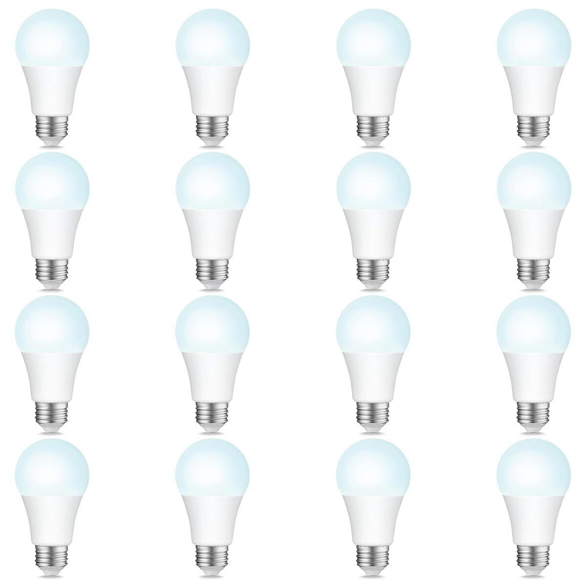 100W Equivalent LED Bulbs, Daylight 5000K 1500LM, Dimmable E26 Base LED Light Bulbs, Energy Efficient 14W, 15000 Hour Lifespan for Home Lighting, 16 Pack