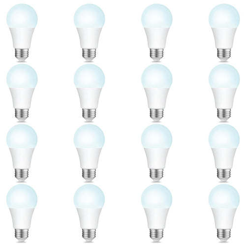 100W Equivalent LED Bulbs, Daylight 5000K 1500LM, Dimmable E26 Base LED Light Bulbs, Energy Efficient 14W, 15000 Hour Lifespan for Home Lighting, 16 Pack