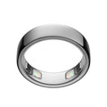 Silver Oura Ring 5 smart ring on white background showing sleek band
