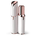 White EVIEY electric facial hair remover shaver with built-in LED light