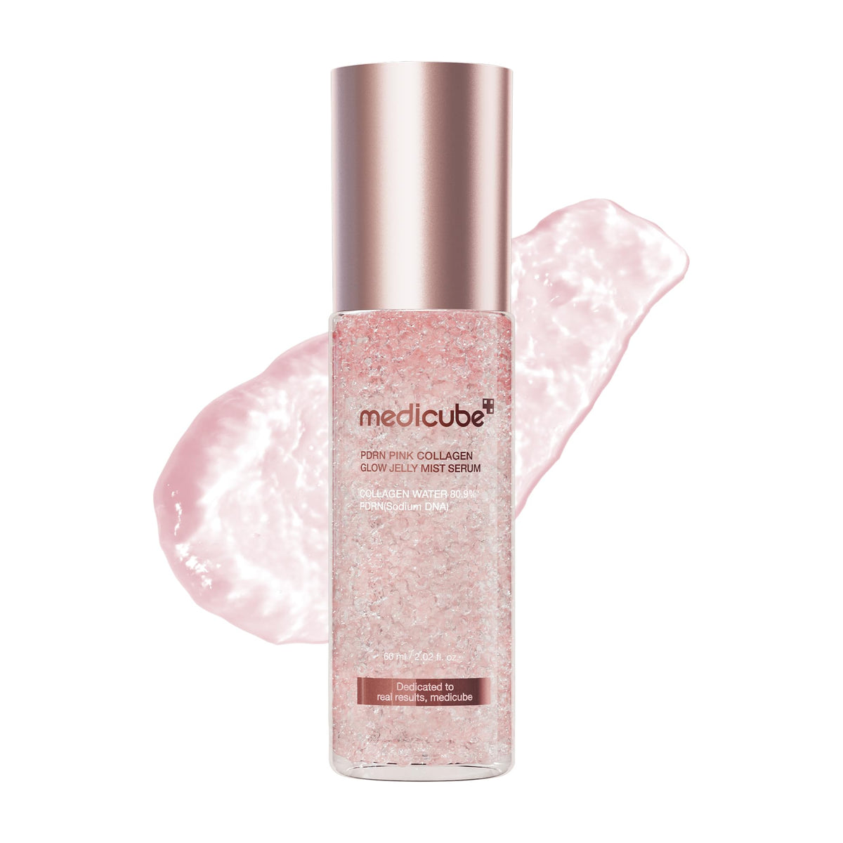 Bottle of medicube Jelly Mist Serum PDRN Collagen