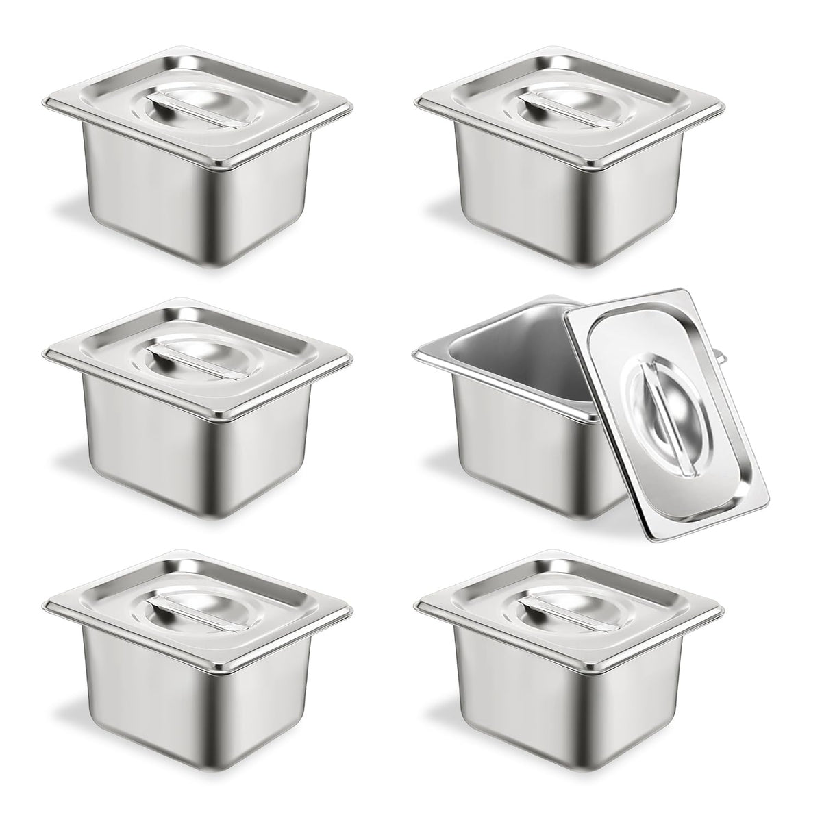 TSUBOR TSUBOR 6 Set Stainless Steel Hotel - Tables & Desks
