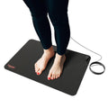 hooga conductive grounding mat 24x16 with 15 ft cord and non-slip backing on desk/floor