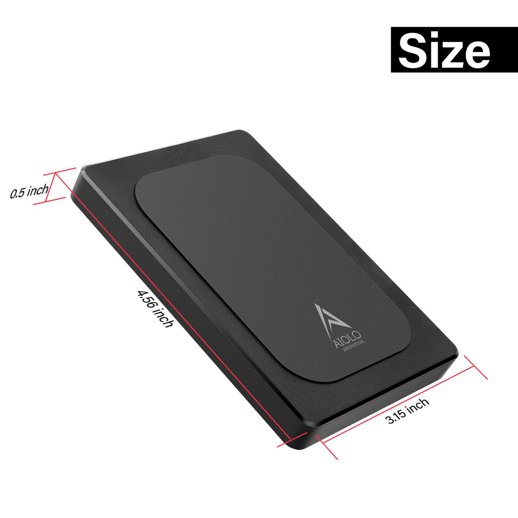 Aiolo Innovation 500GB External Hard Drive Ultra Slim Portable HDD-USB 3.0 for PC, Mac, Laptop, PS4, Xbox one,Xbox 360 HD-A4 image 2