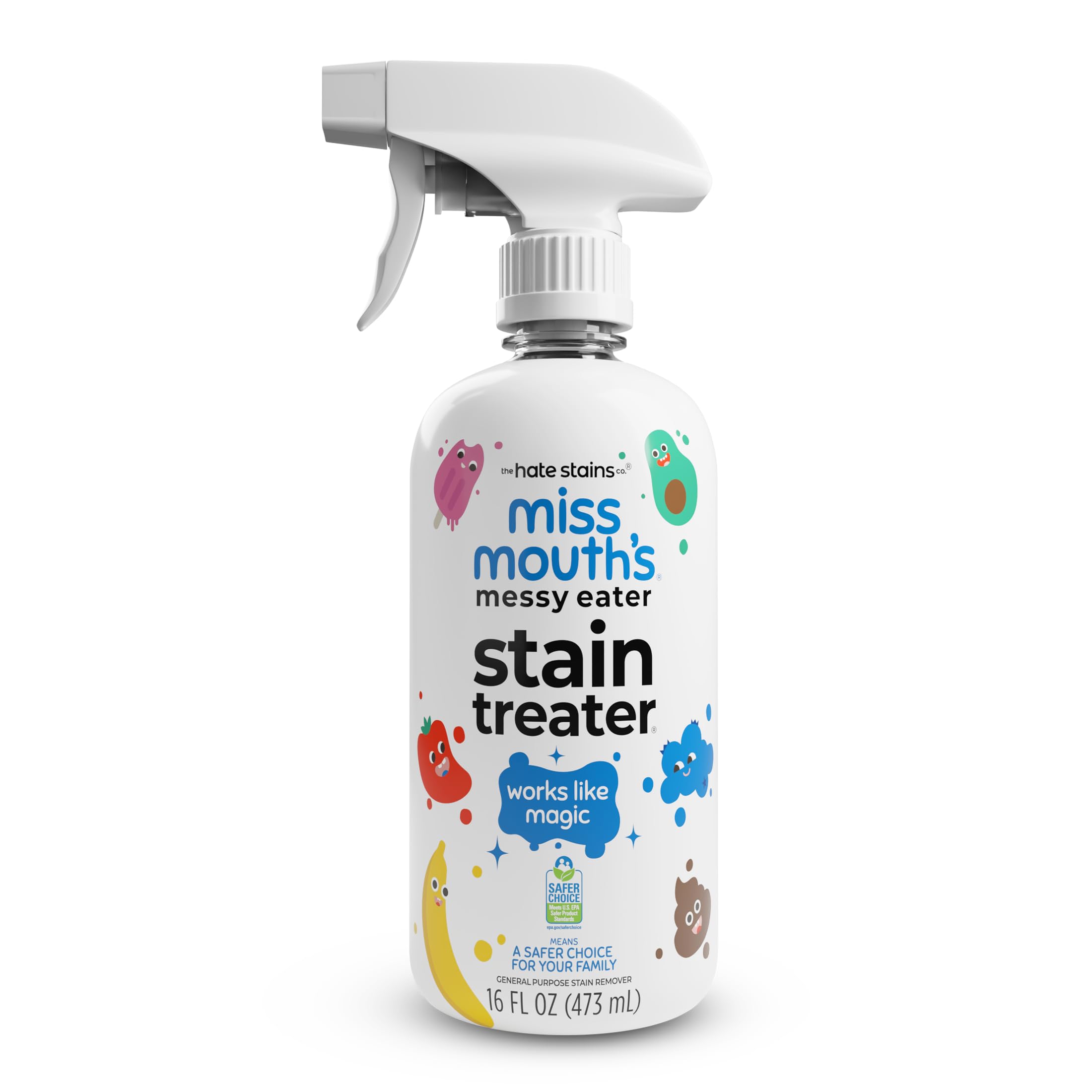 16 oz Miss Mouth's Messy Eater Stain Treater Spray bottle