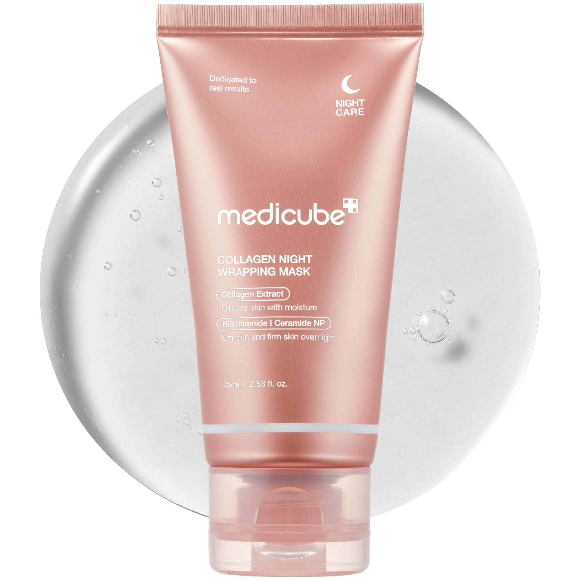 medicube collagen peel-off overnight facial mask tube