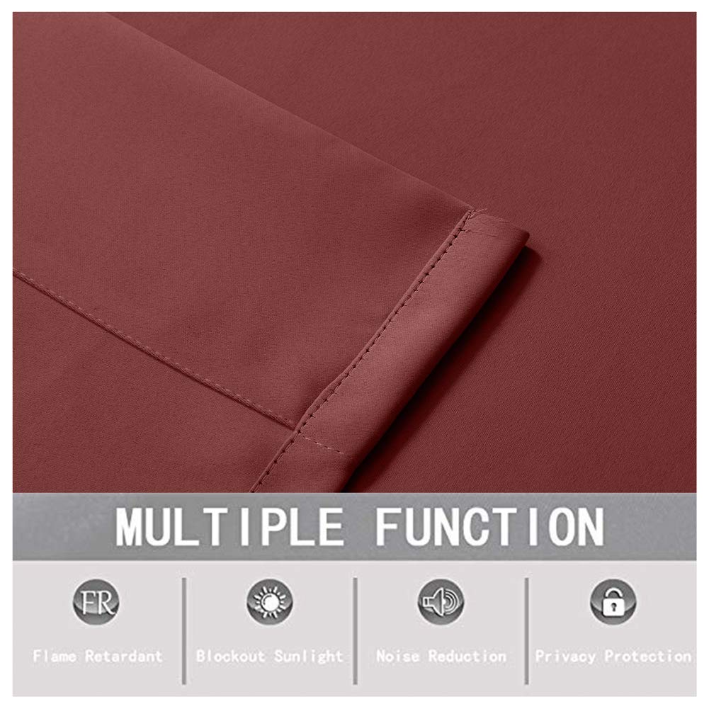 Tonella Linen Curtains,  Pinch Pleat-Double，Pink 20 sets, khaki 14 sets, light camel 24 sets, brown 31sets (1 set = 2 pieces) 52"W*96"L image 5