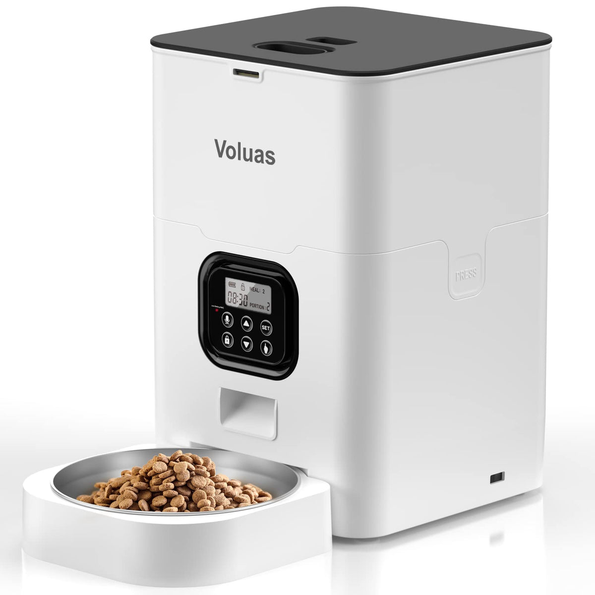 Voluas VOLUAS Automatic Cat Feeder, 4L Timed - Cat Supplies