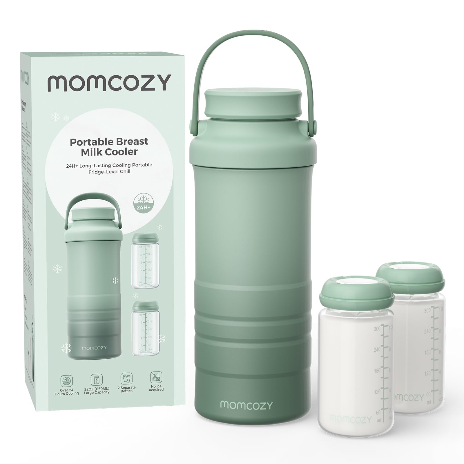 Momcozy 22oz insulated portable breastmilk cooler bag