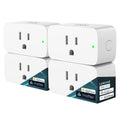 Linkind Matter smart plug white outlet adapter plugged into wall