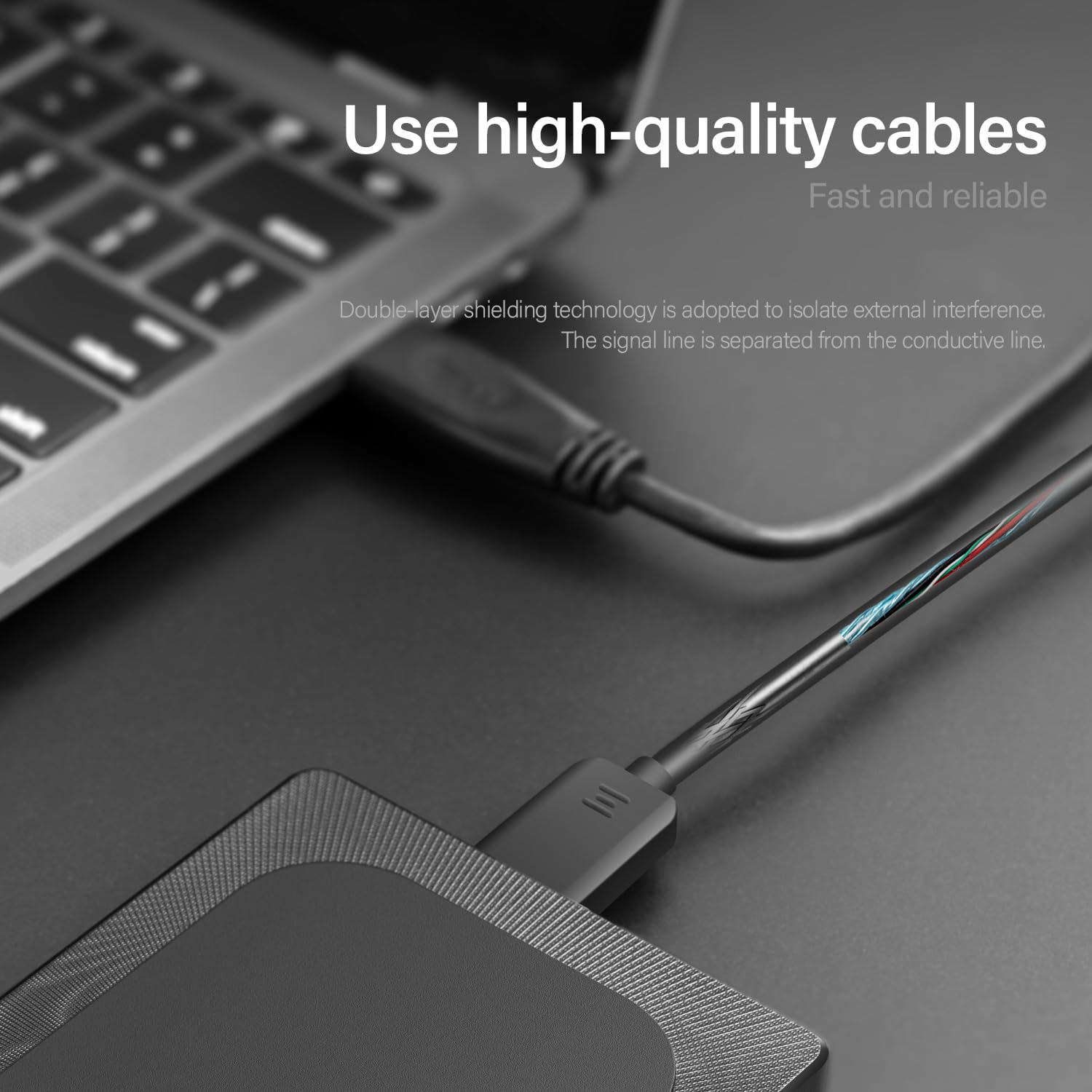 Aiolo Innovation 500GB External Hard Drive Ultra Slim Portable HDD-USB 3.0 for PC, Mac, Laptop, PS4, Xbox one,Xbox 360 HD-A4 image 7