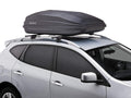 Black SportRack Vista XL rear-opening roof cargo box
