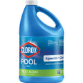 Bottle of CLOROX Pool&Spa algaecide and clarifier 128 fl oz