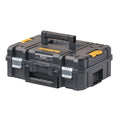 DEWALT TSTAK II 13-inch flat top yellow and black stackable toolbox