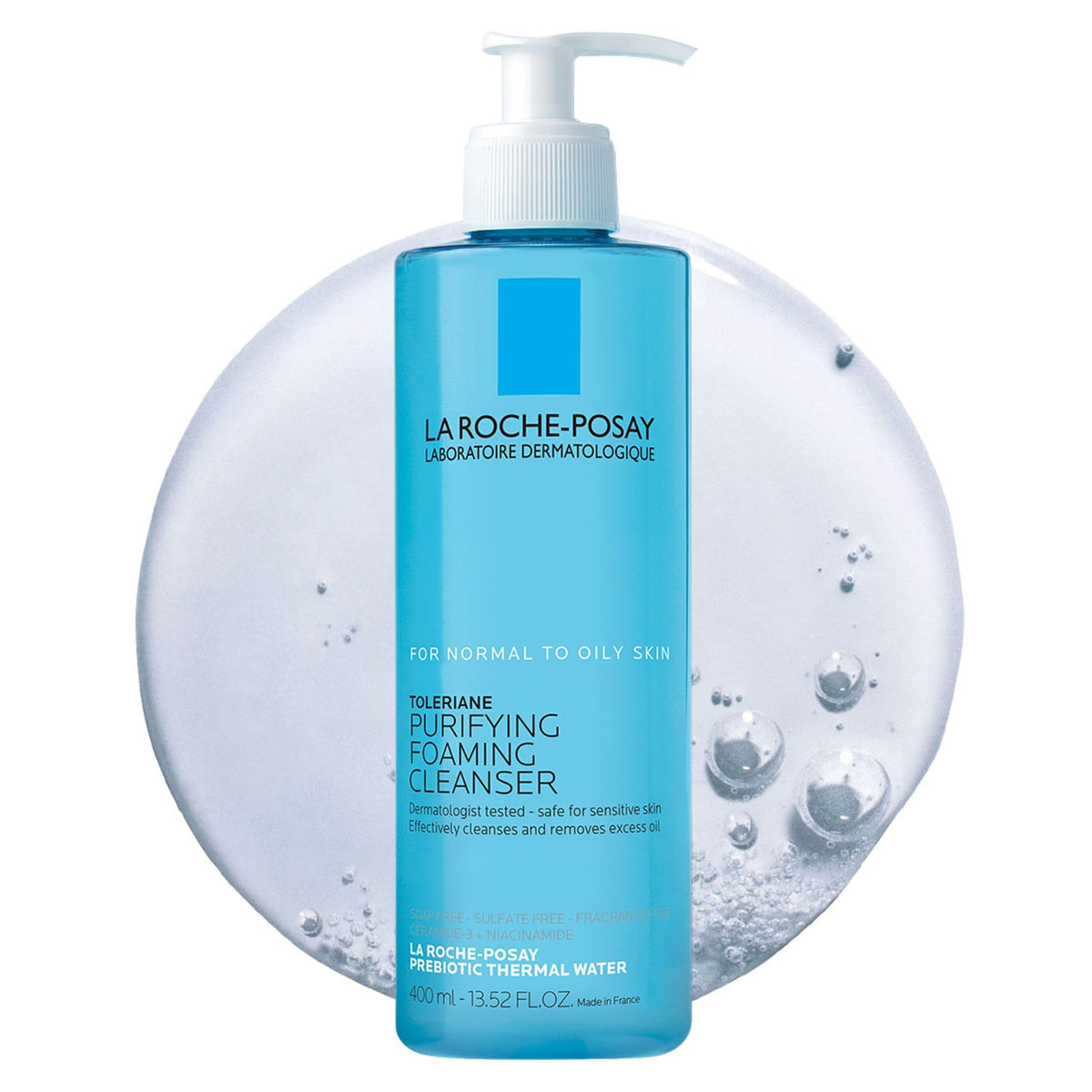 13.52 oz La Roche-Posay Toleriane Purifying Foaming Facial Cleanser bottle