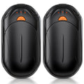 UNIHAND rechargeable pocket hand warmer showing LED display, USB-C port